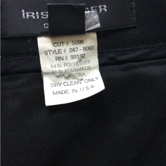 Iris Singer Skirt Women’s Size 8 Color Black Puckered Front Silver Zippers - Picture 6 of 12